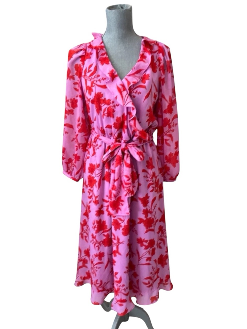 Ann Taylor Floral Midi Dress- EUC